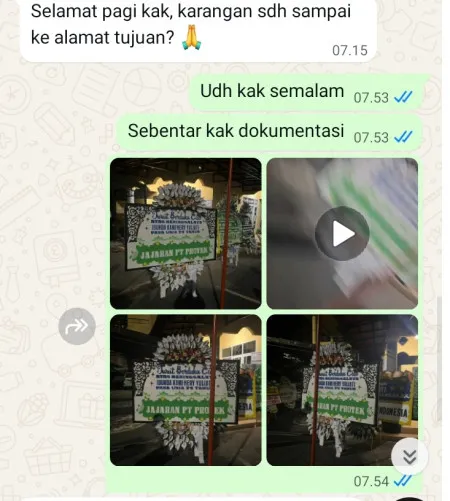 Pengiriman Papan Bunga Selamat Utan Panjang