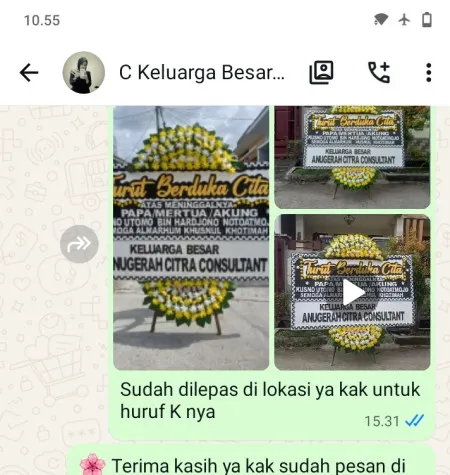 Pengiriman Papan Bunga Duka Utan Panjang