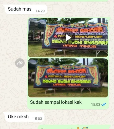 Pengiriman Papan Bunga Utan Panjang